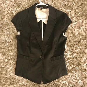 Express short-sleeve tailored suit jacket